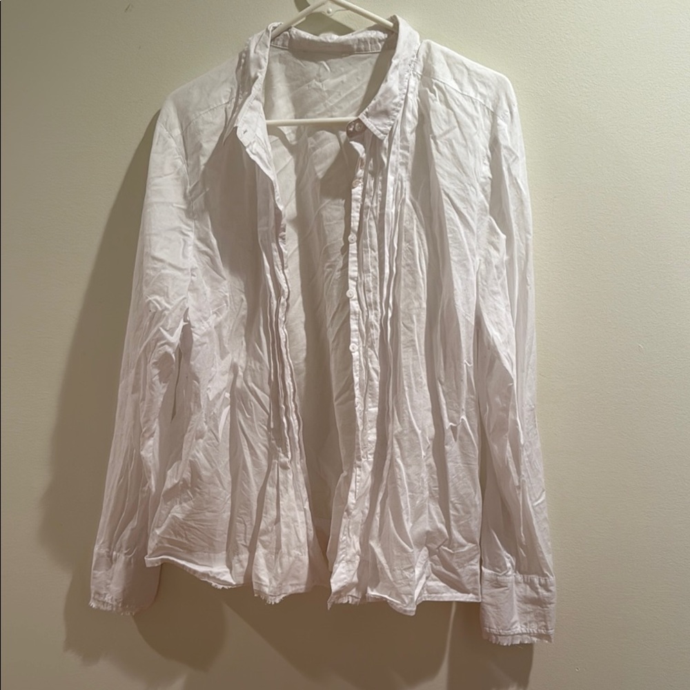 Sundance White Button-Up Shirt